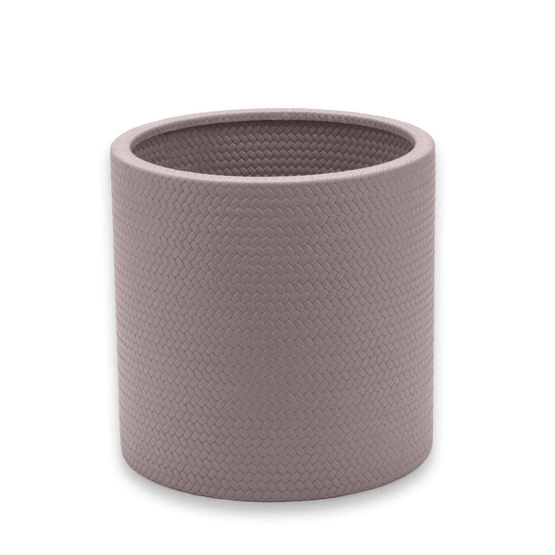Grey-brown mink leather on the 12 cm wide cooler, the wall unbroken by handle or seam