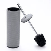 Grey holder open at the top, the dark inner liner visible inside the 8.5 cm mouth