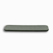 Khaki slim tray straight on, its full 29.5 cm length and flat, even stance