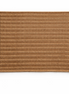 Natural jute placemat with real mussel shells along the edge, 48 x 37 cm